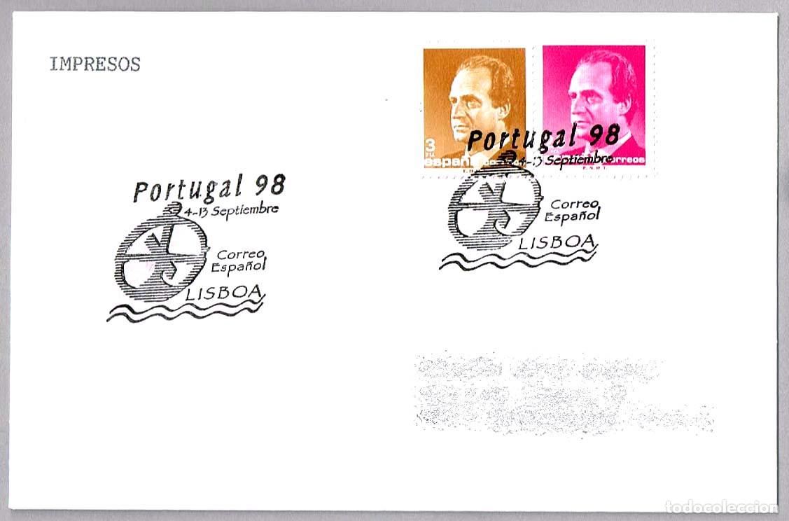 Sellos: Matasellos CORREO ESPA&Ntilde;OL EN EXPO. PORTUGAL 98. Lisboa 1998