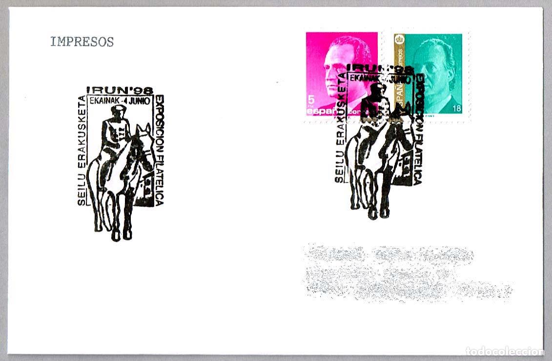Sellos: Matasellos EXP.FIL. ALARDE DE SAN MARCIAL. Irun, Guipuzcoa, 1998