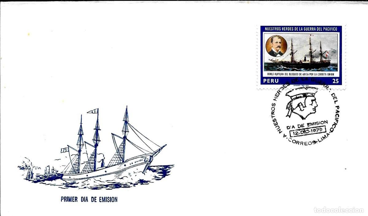 Sellos: MARCAS NAVALES , MATASELLO CONMEMORATIVO PERUANO