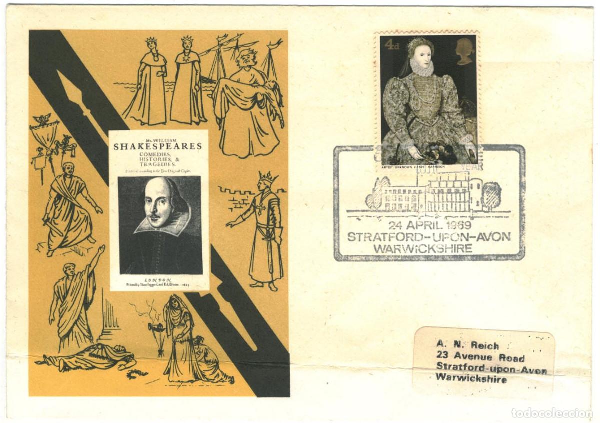 Sellos: Shakespeare (Stratford-Upon-Avon. 24 April 1969)