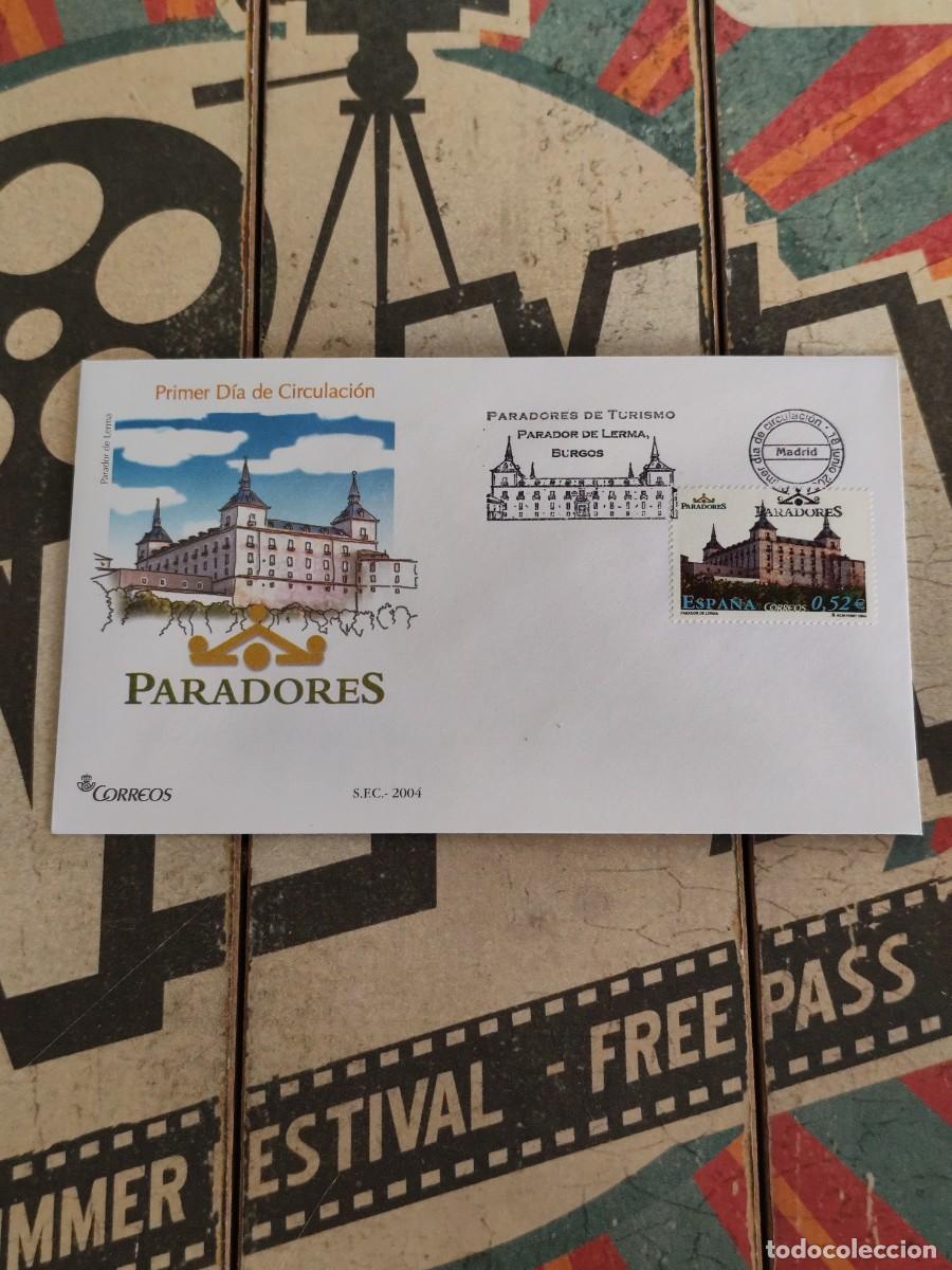Sellos: 317 Paradores de Turismo Parador de Lerma 18/6/04 Sobre primer d&iacute;a