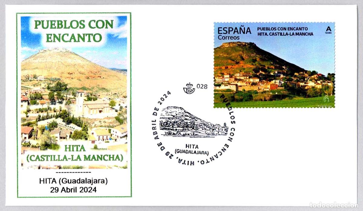 Sellos: Matasellos PUEBLOS CON ENCANTO - HITA (GUADALAJARA) 2024