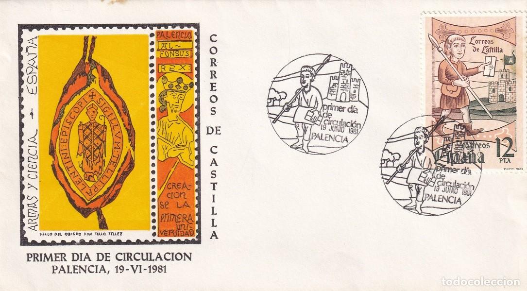 Sellos: SPD Palencia 1981 Correos de Castilla D&iacute;a del sello - Ilustraci&oacute;n: sello del Obispo Don Tello Tellez