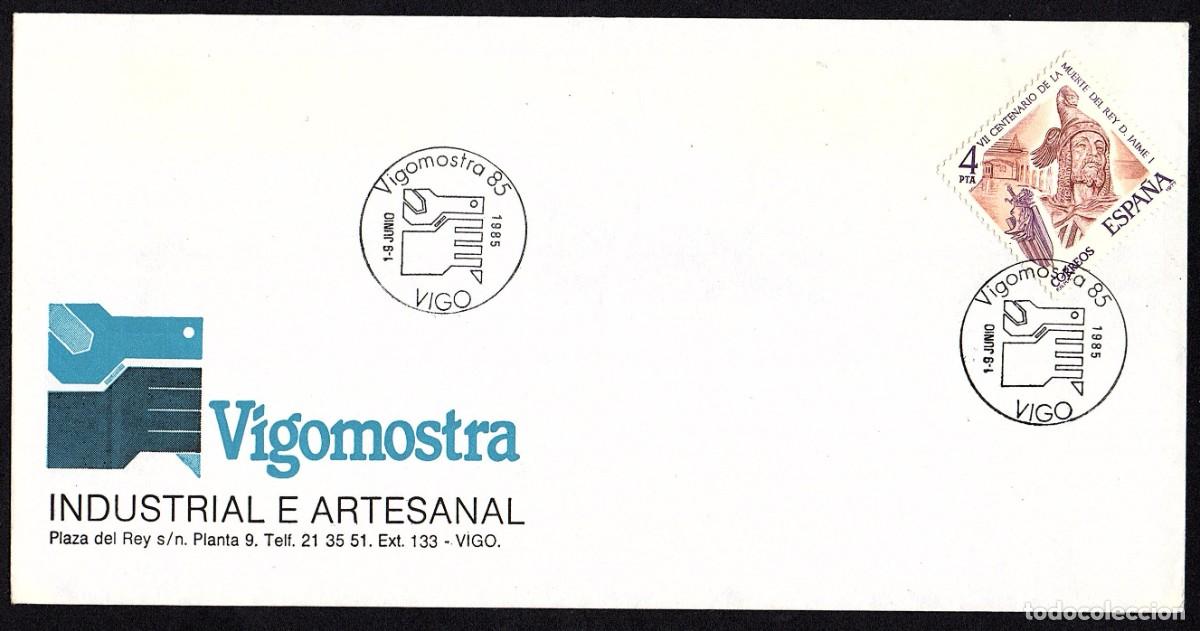 Sellos: SOBRE CONM. VIGOMAR 84 CON MATASELLOS CONMEMORATIVO.