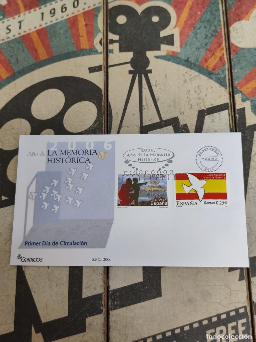 Sellos: 375 2006 A&ntilde;o de la Memoria Hist&oacute;rica 30/11/06 Sobre primer d&iacute;a