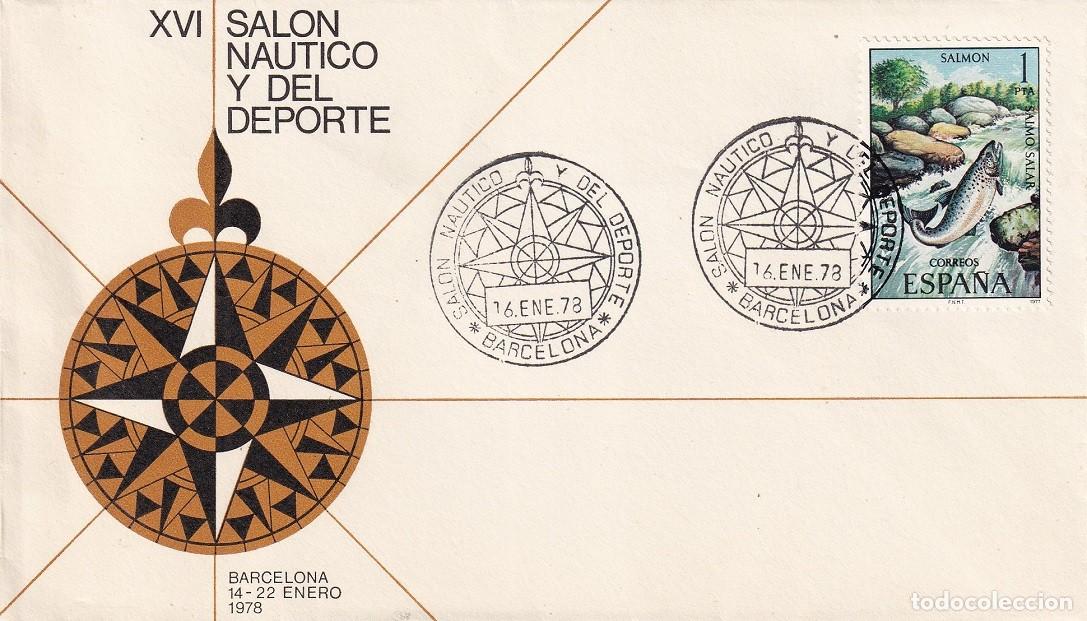 Sellos: Sobre Barcelona 1978 - XVI Sal&oacute;n n&aacute;utico y del Deporte - Matasellos especiales
