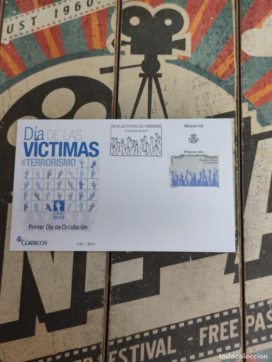 Sellos: 406 D&iacute;a de las v&iacute;ctimas del terrorismo 27/6/13 Sobre primer d&iacute;a