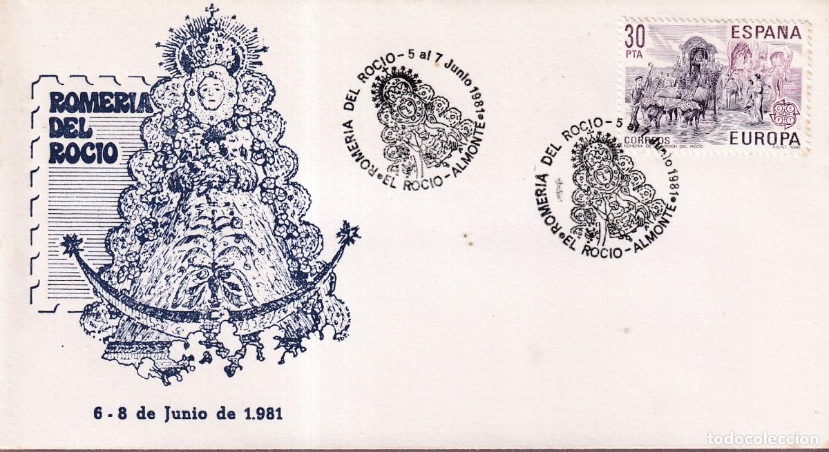 Sellos: ROMERIA DEL ROCIO 1981 - EL ROCIO - ALMONTE