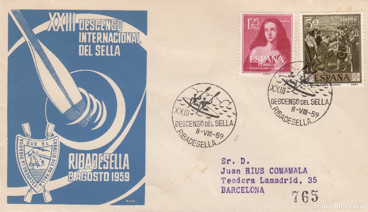 Selos: MATASELLOS DESCENSO INTERNACIONAL DEL SELLA - RIBADESELLA - 1959