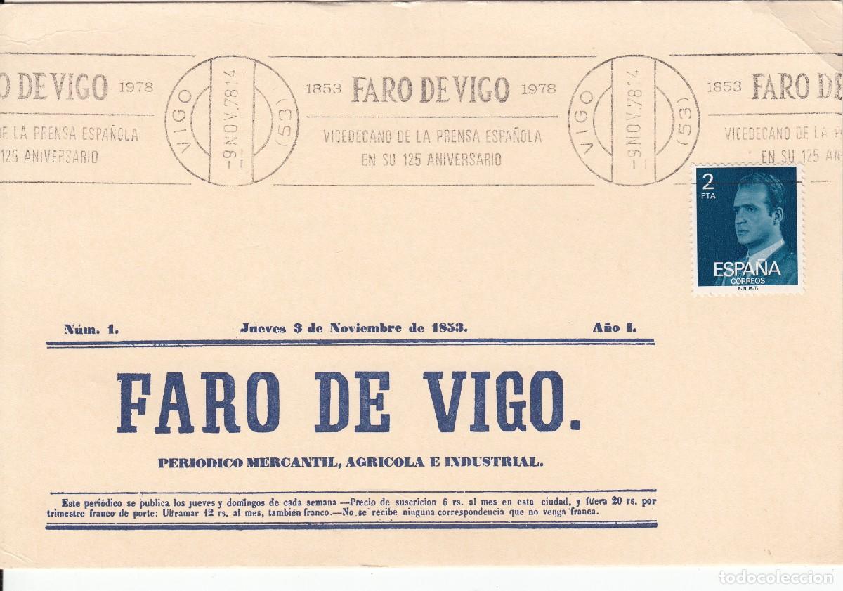 Sellos: GALICIA -MATASELLOS DE RODILLO - FARO DE VIGO - 1978