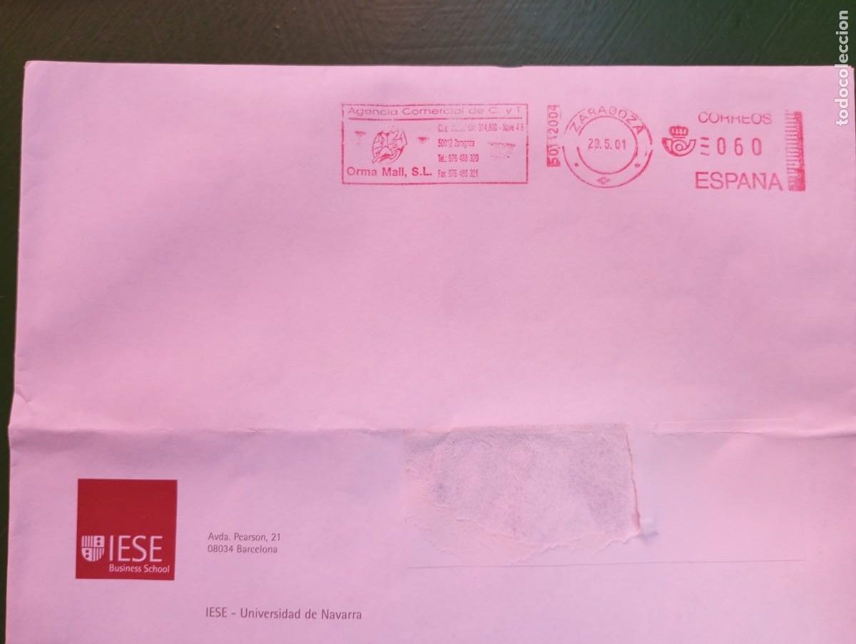 Sellos: ESPA&Ntilde;A, 1981, ZARAGOZA, FRANQUEO MEC&Aacute;NICO ORMA MAIL