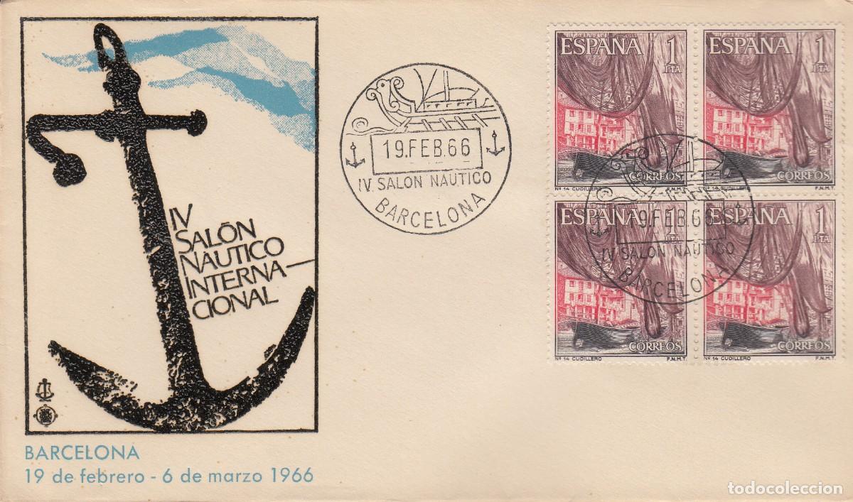 Sellos: MATASELLOS IV SAL&Oacute;N N&Aacute;UTICO - BARCELONA 1966