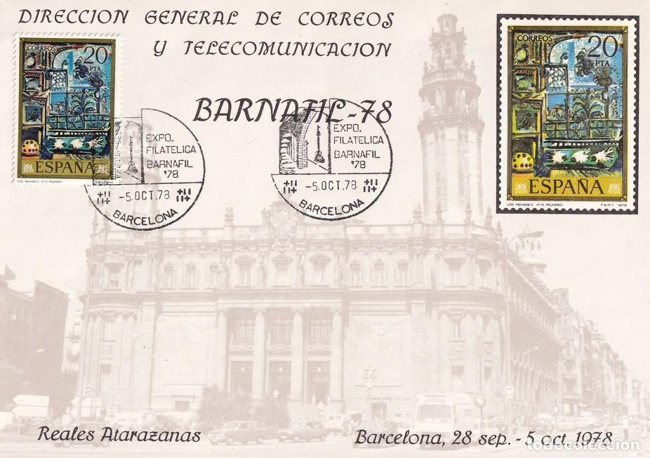 Sellos: Barcelona 1978 - Reales Atarazanas - Barnafil 78 Exposici&oacute;n Filat&eacute;lica Barnafil - Matasellos
