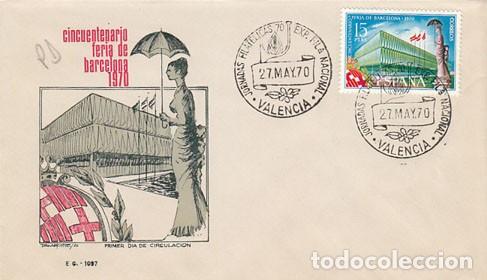 Sellos: A&Ntilde;O 1970, EXFILNA EN VALENCIA, EN SOBRE DE GOMIS