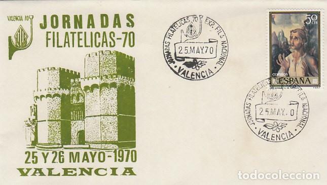 Sellos: A&Ntilde;O 1970, EXFILNA EN VALENCIA, EN SOBRE OFICIAL