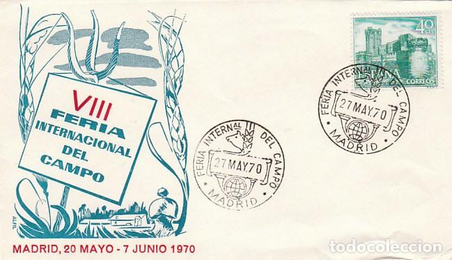 Sellos: A&Ntilde;O 1970, MADRID, FERIA INTERNACIONAL DEL CAMPO, SOBRE DE ALFIL