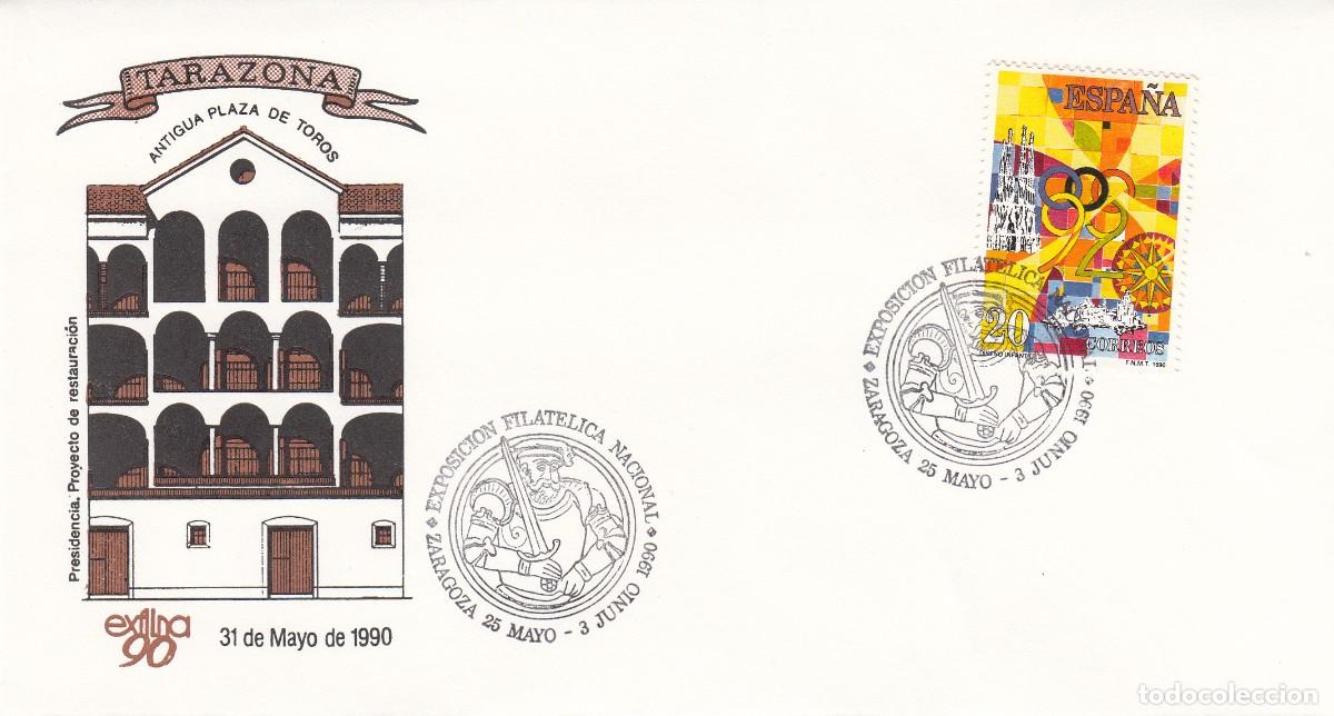 Sellos: MATASELLOS EXPOSICI&Oacute;N FILAT&Eacute;LICA NACIONAL - ZARAGOZA - 1990