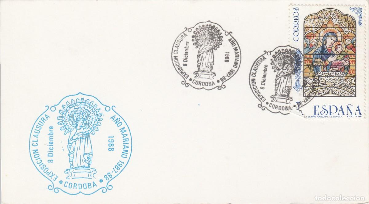 Sellos: MATASELLOS EXPOSICI&Oacute;N CLAUSURA A&Ntilde;O MARIANO - C&Oacute;RDOBA - 1988