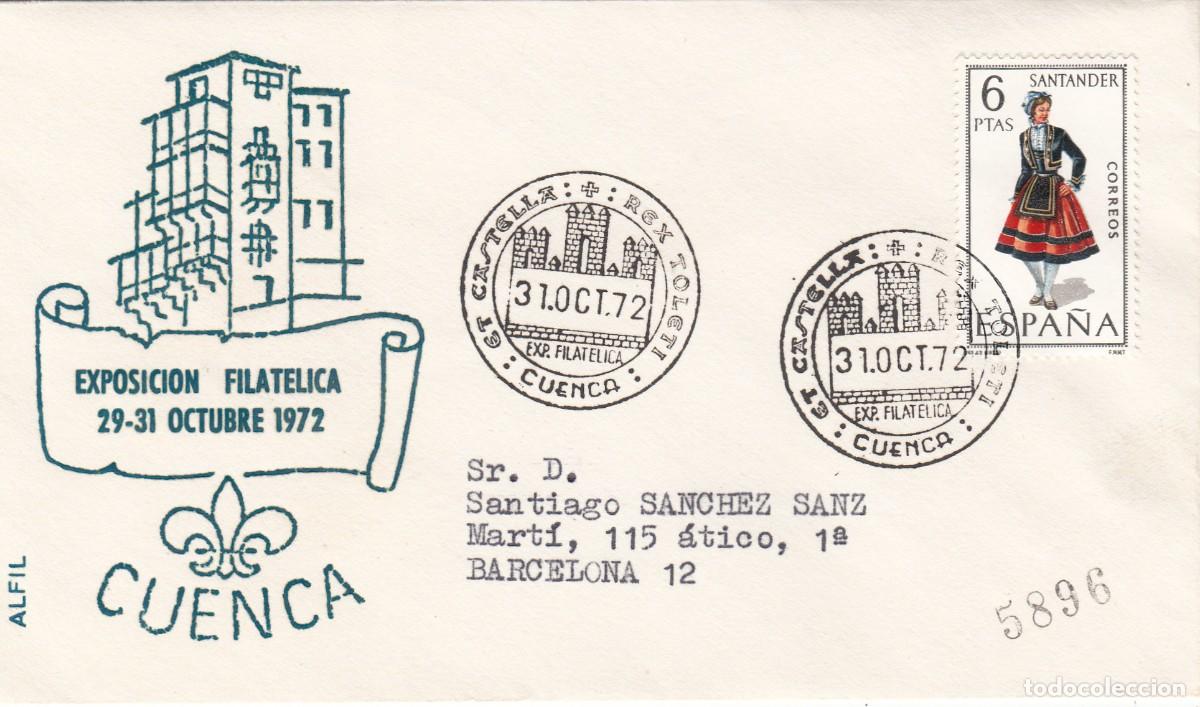 Sellos: MATASELLOS EXPOSICI&Oacute;N FILAT&Eacute;LICA DE CUENCA - 1972