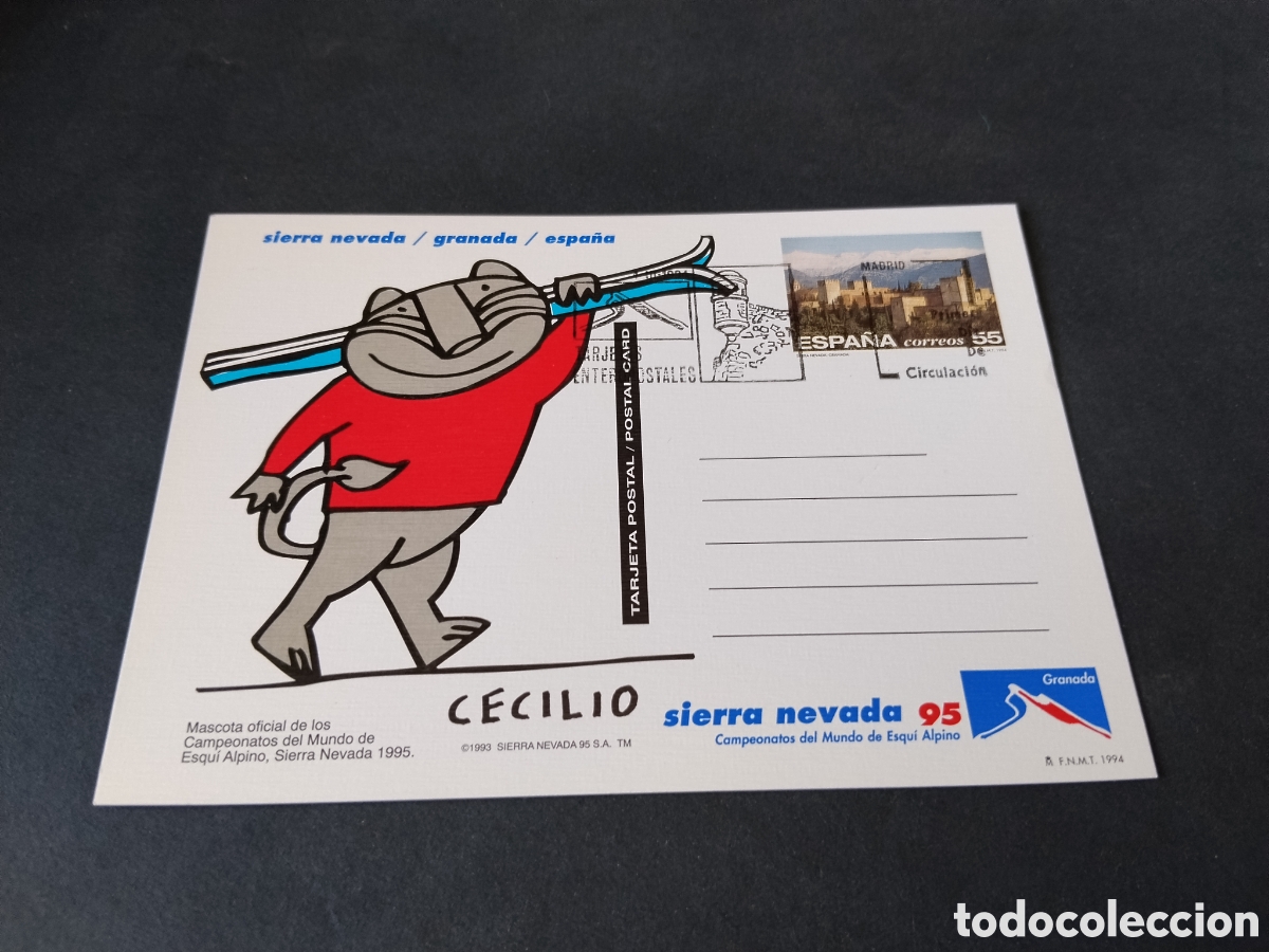 Sellos: Entero postal Sierra Nevada, Granada