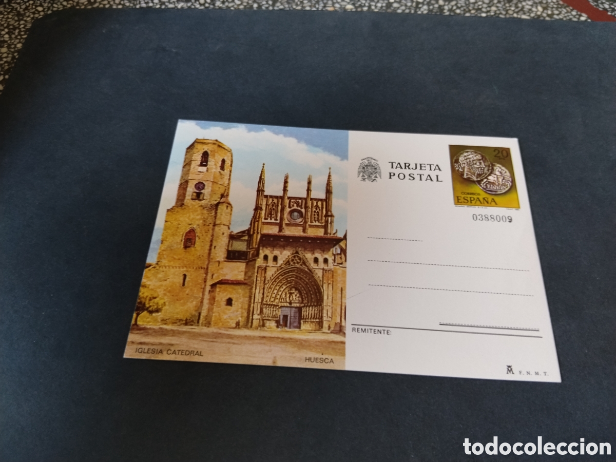 Sellos: Postal iglesia catedral, Huesca