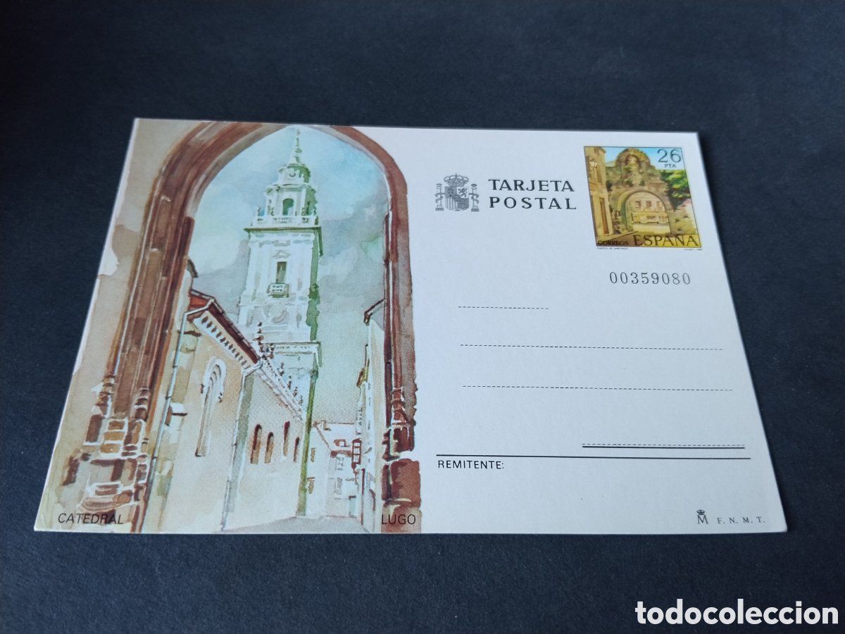 Sellos: Postal catedral Lugo