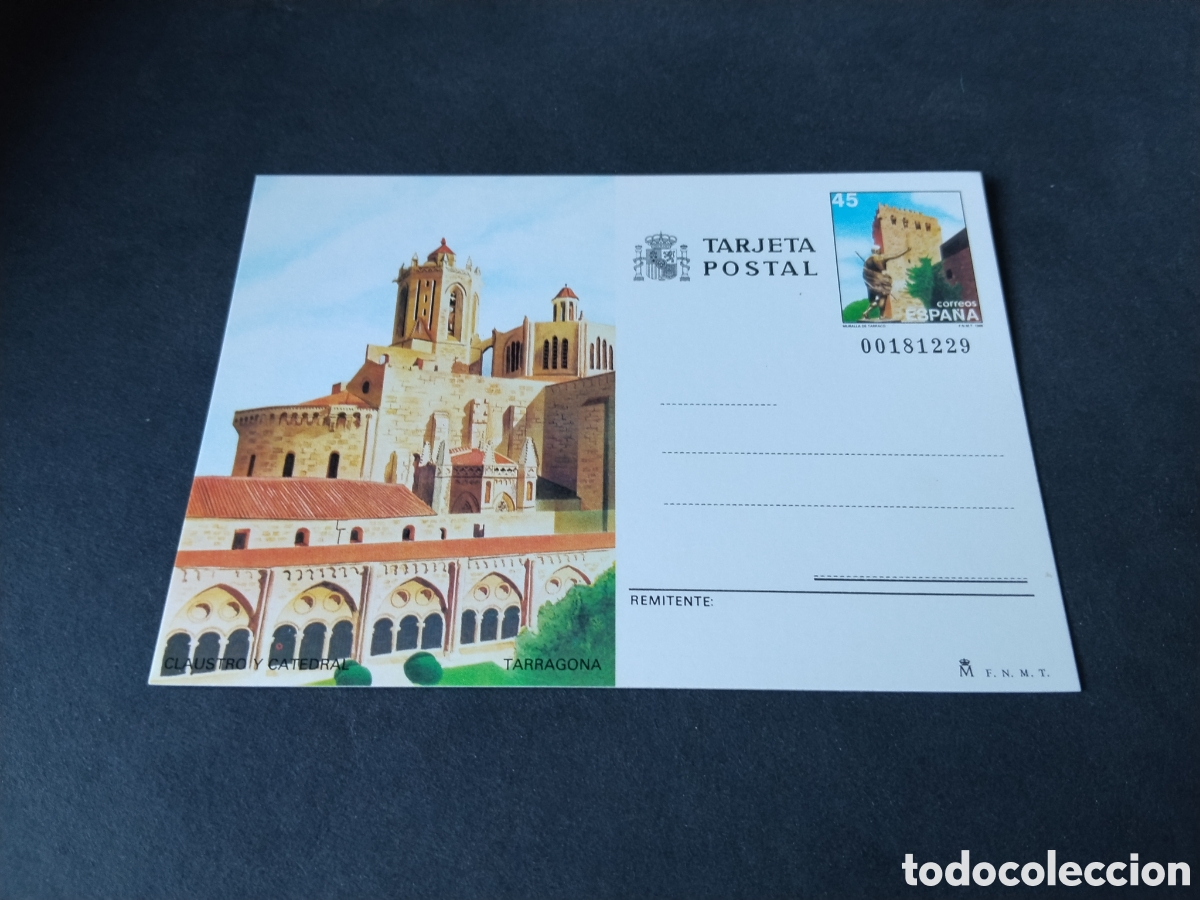 Sellos: Postal catedral de Tarragona