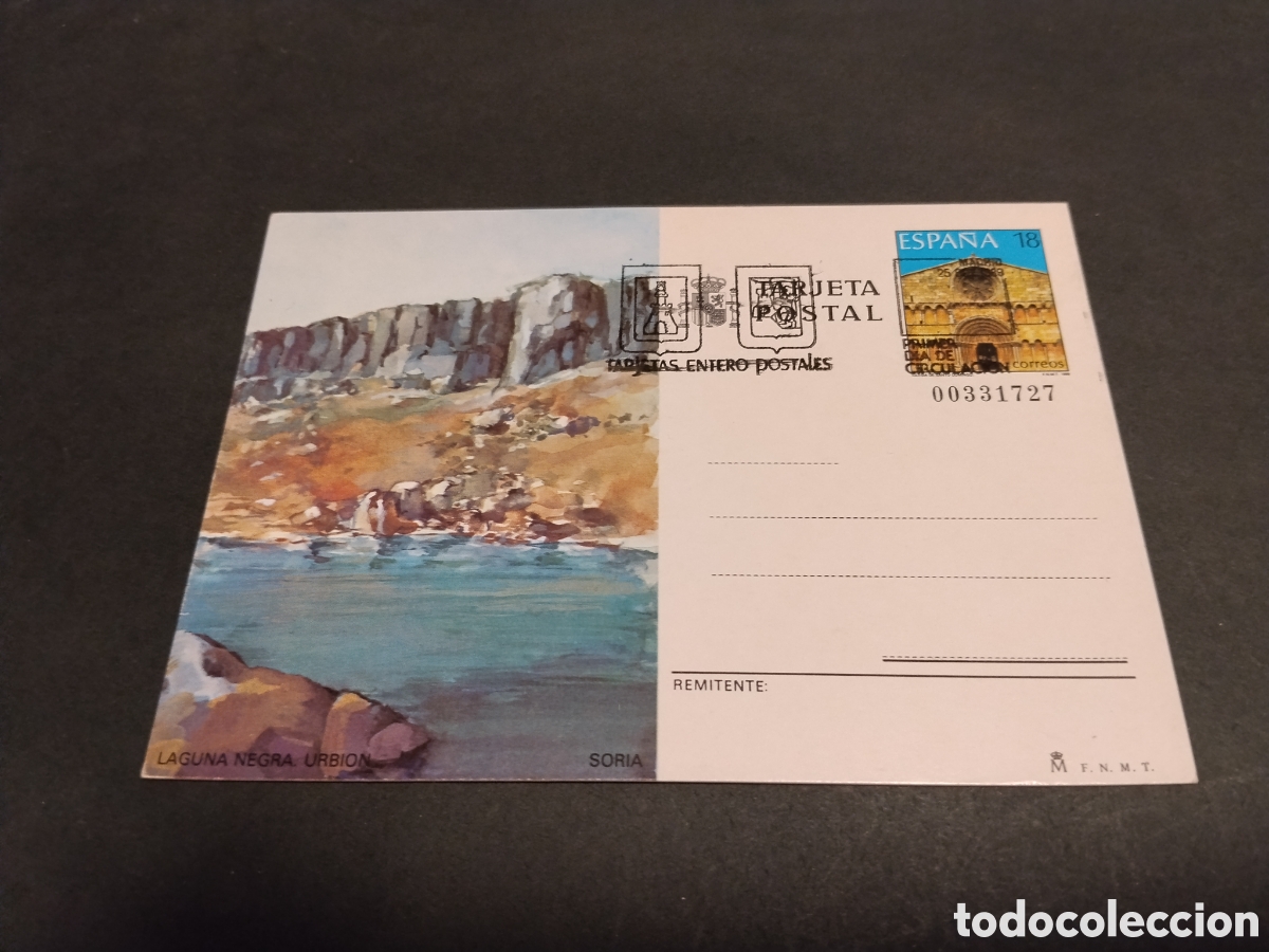 Sellos: Postal laguna negra urbion, Soria