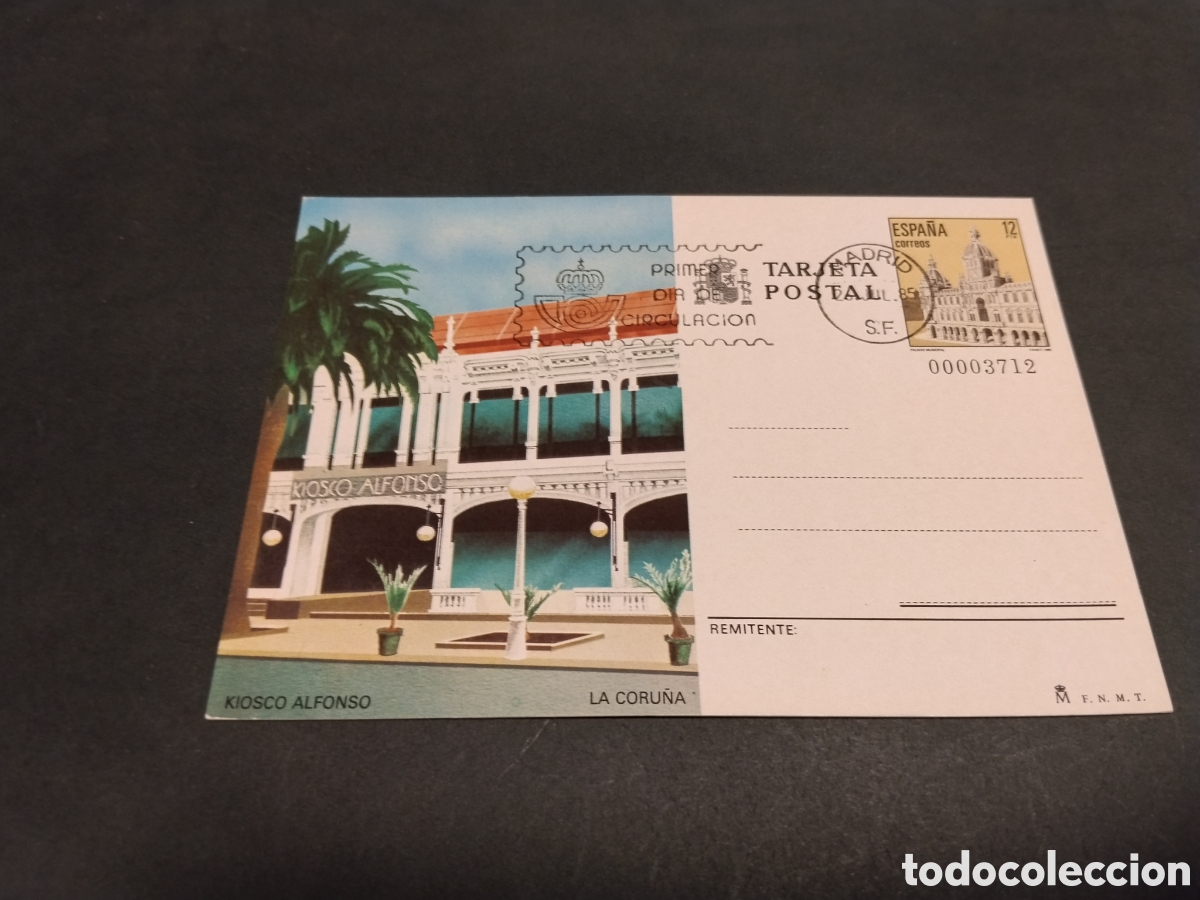 Sellos: Postal kiosko Alfonso La Coru&ntilde;a