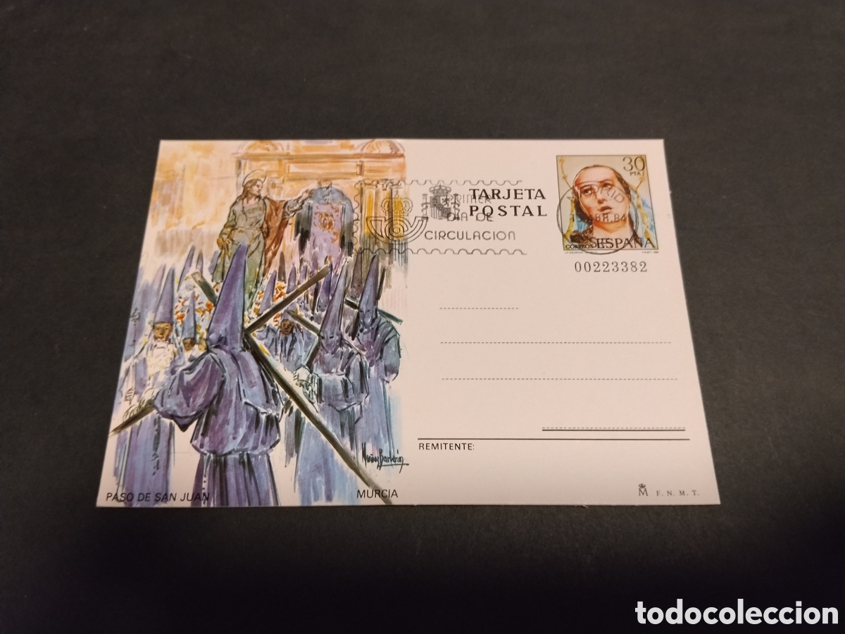 Sellos: Postal paso de San Juan, Murcia