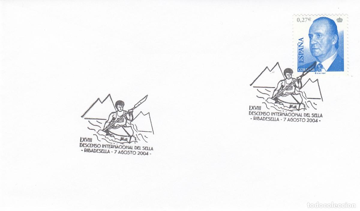 Sellos: ASTURIAS - MATASELLOS DESCENSO INTERNACIONAL DEL SELLA - RIBADESELLA - 2004