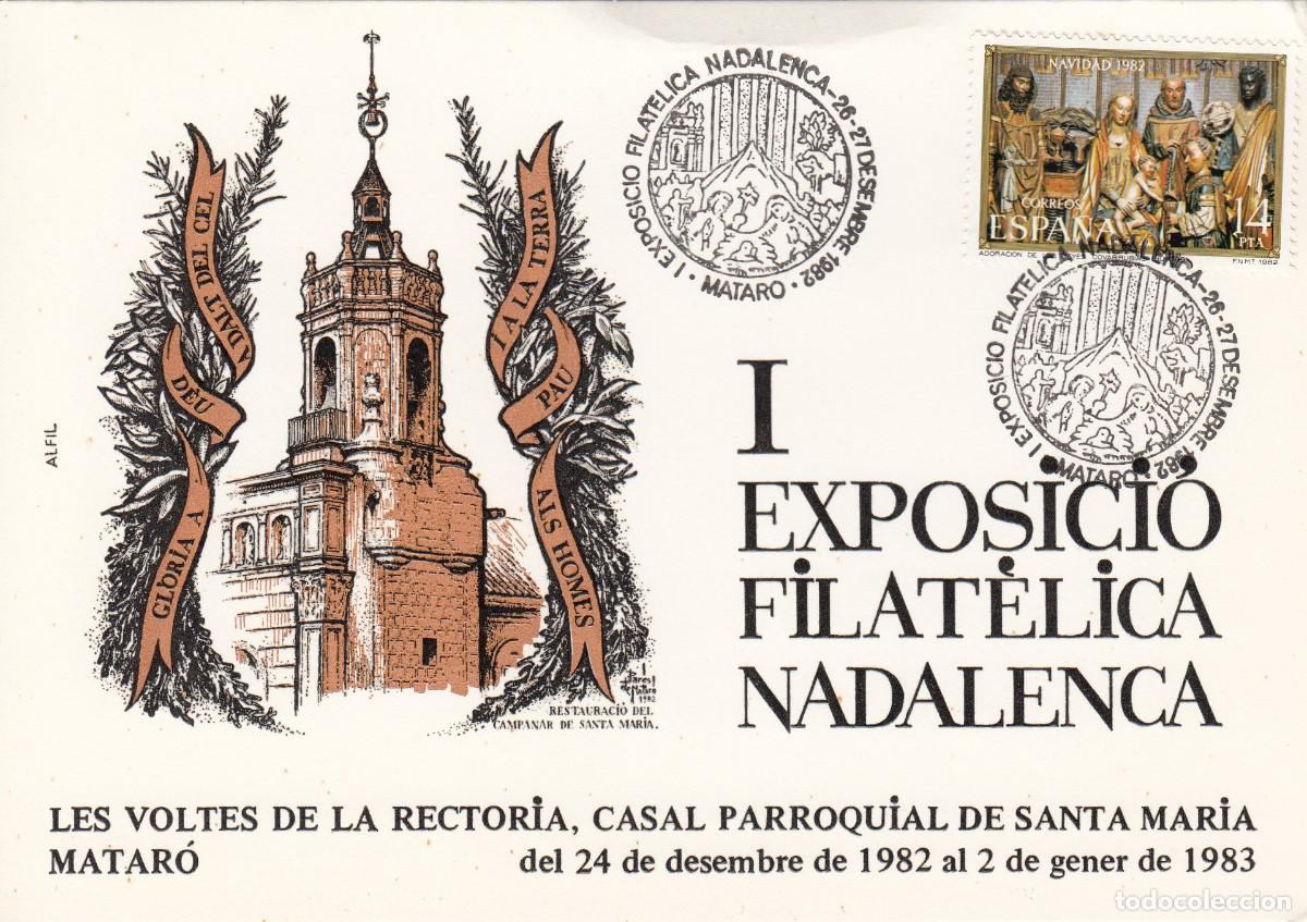 Sellos: MATASELLOS EXPOSICI&Oacute; FIALT&Eacute;LICA NADALENCA - MATAR&Oacute; - 1983
