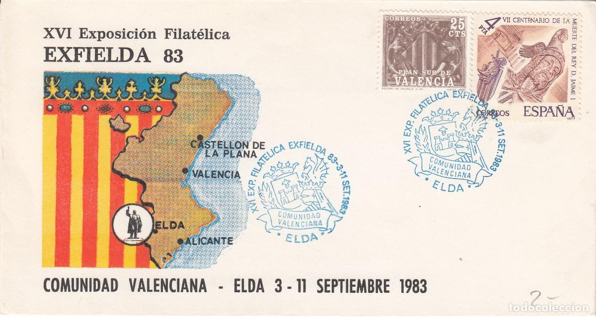 Sellos: MATASELLOS EXPOSICI&Oacute;N FILAT&Eacute;LICA EXFIELDA 83 - ELDA -1983