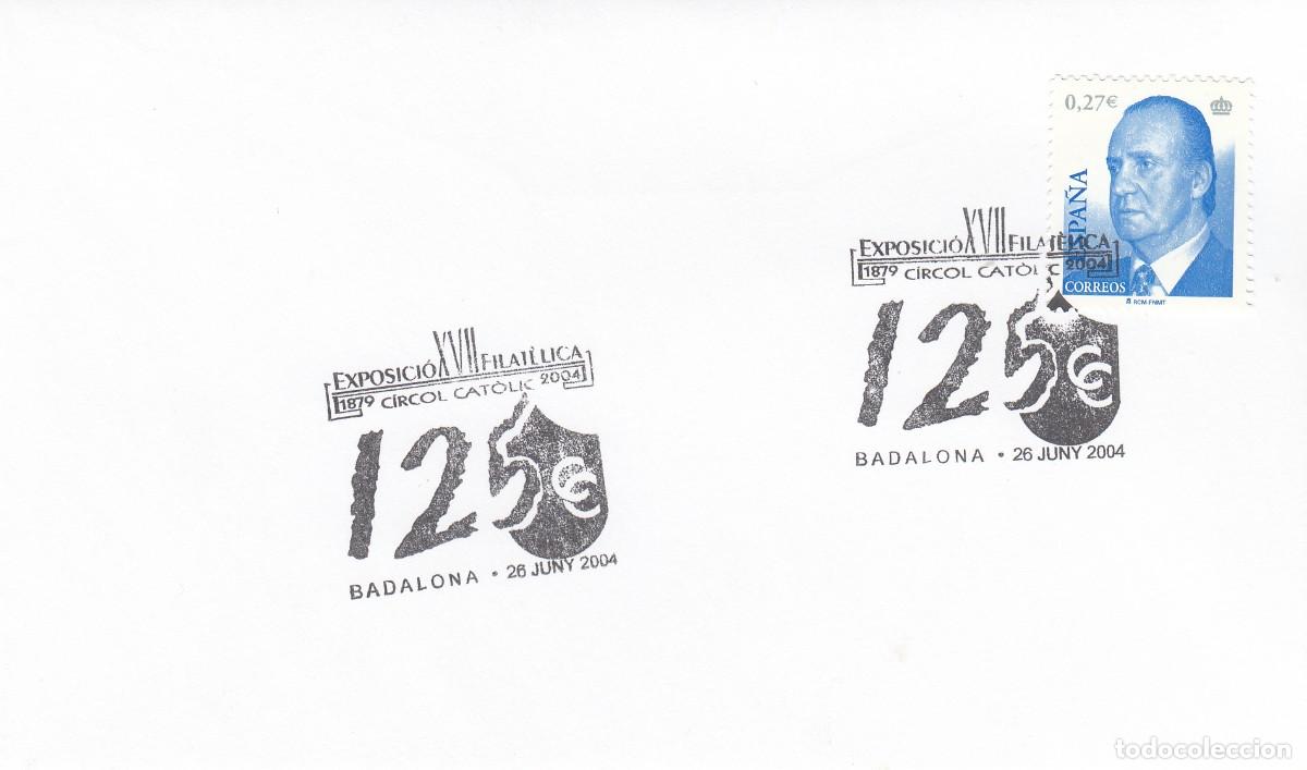 Sellos: MATASELLOS EXPOSICI&Oacute; FILAT&Eacute;LICA CERCLE CAT&Oacute;LIC - BADALONA - 2004