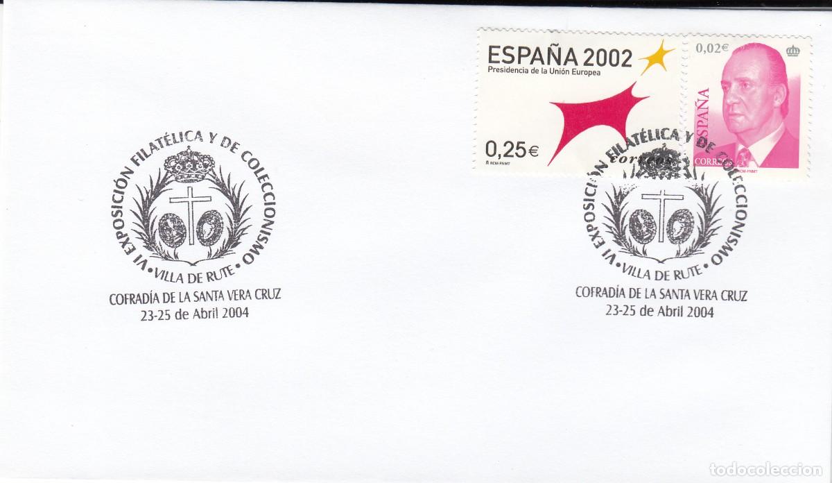 Sellos: MATASELLOS EXPOSICI&Oacute;N FILAT&Eacute;LICA - VILLA DE RUTE - 2004