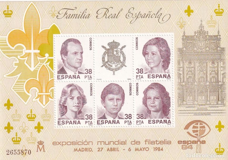 Briefmarken: HB 1984 Madrid - Familia Real espa&ntilde;ola - Edifil 2754 - Exposici&oacute;n Mundial de Filatelia Espa&ntilde;a 84