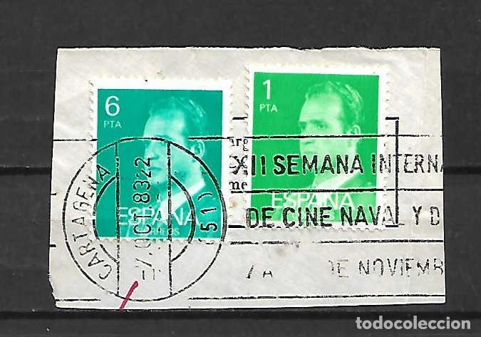 Sellos: XII Semana Intern. de Cine Naval, Espa&ntilde;a, Cartagena 7-10-83