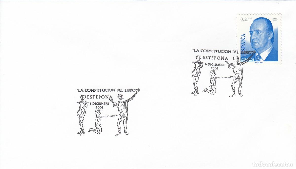 Sellos: MATASELLOS LA CONSTITUCION DEL LIBRO - ESTEPONA - 2004