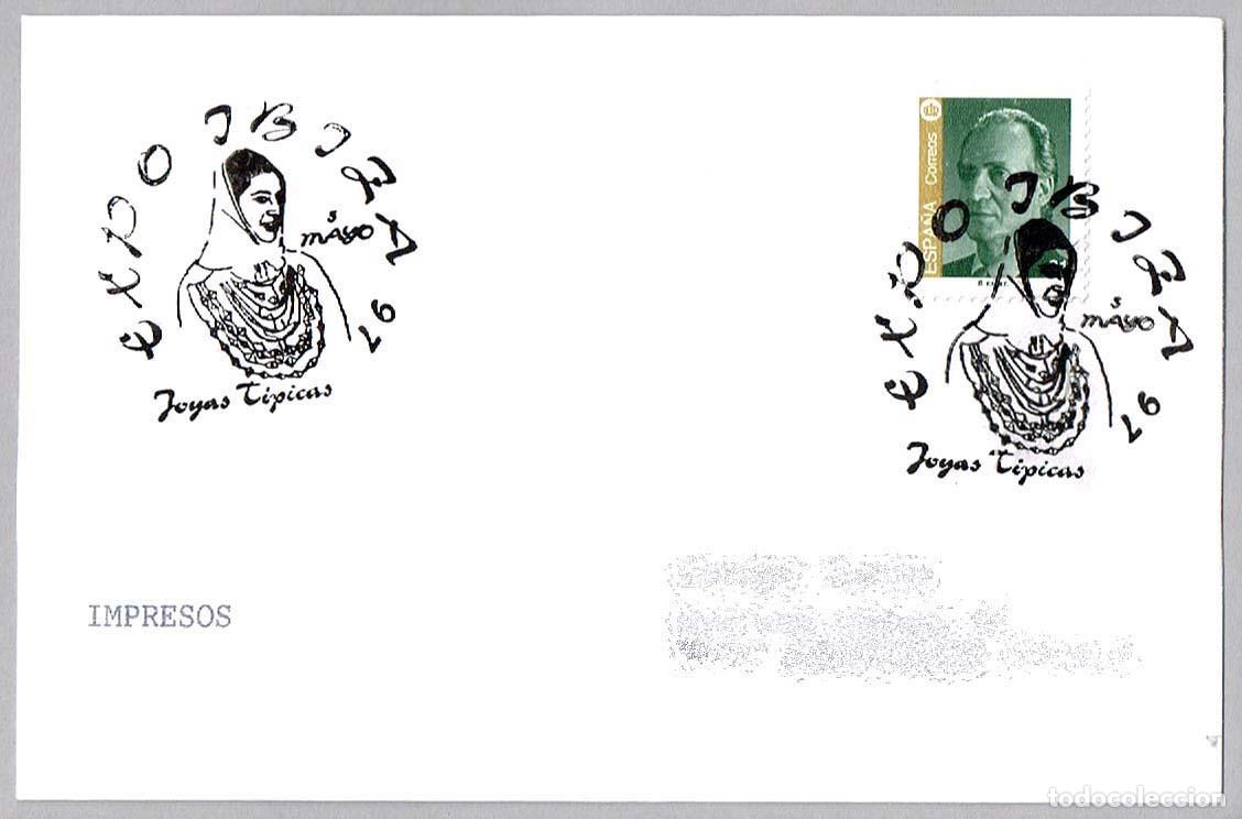 Sellos: Matasellos EXPOIBIZA 97 - JOYAS TIPICAS. Ibiza, Baleares, 1997