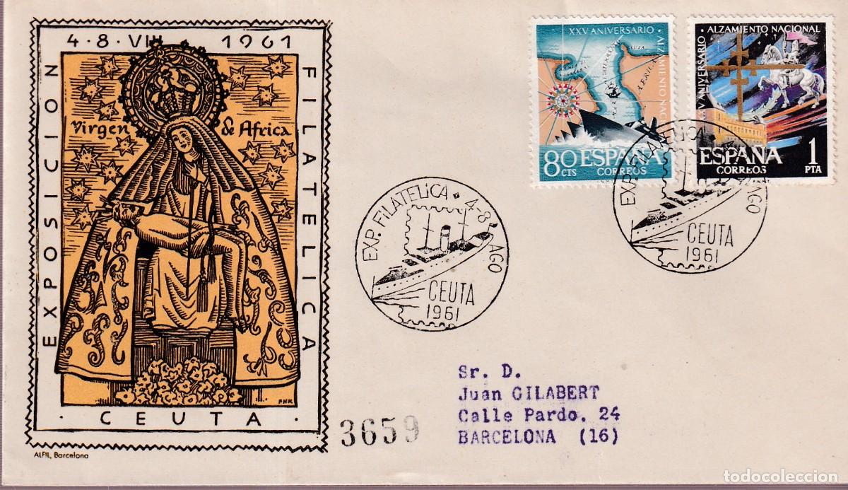 Sellos: CEUTA 1961 - EXPOSICION FILATELICA - Foto 1