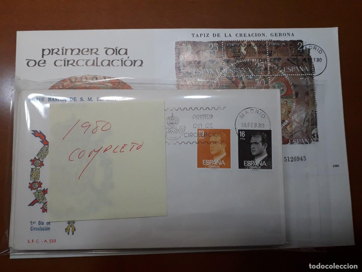 Sellos: SELLOS ESPA&Ntilde;A A&Ntilde;O 1980 COMPLETO EN SPD sin 2591