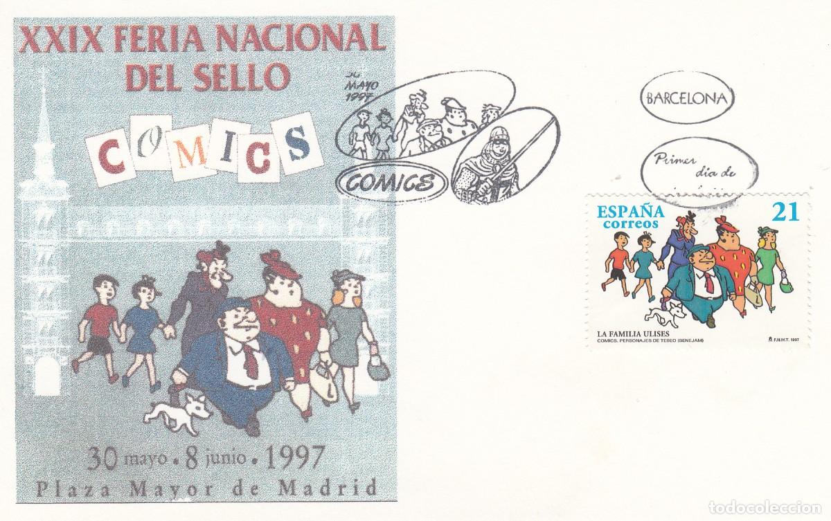 Sellos: SPD - PRIMER D&Iacute;A COMICS LA FAMILIA ULISES