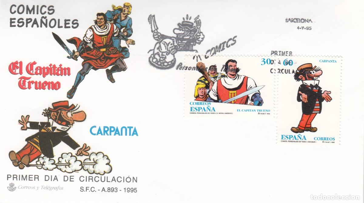 Selos: SPD - PRIMER D&Iacute;A COMICS EL CAPITAN TRUENO Y CARPANTA
