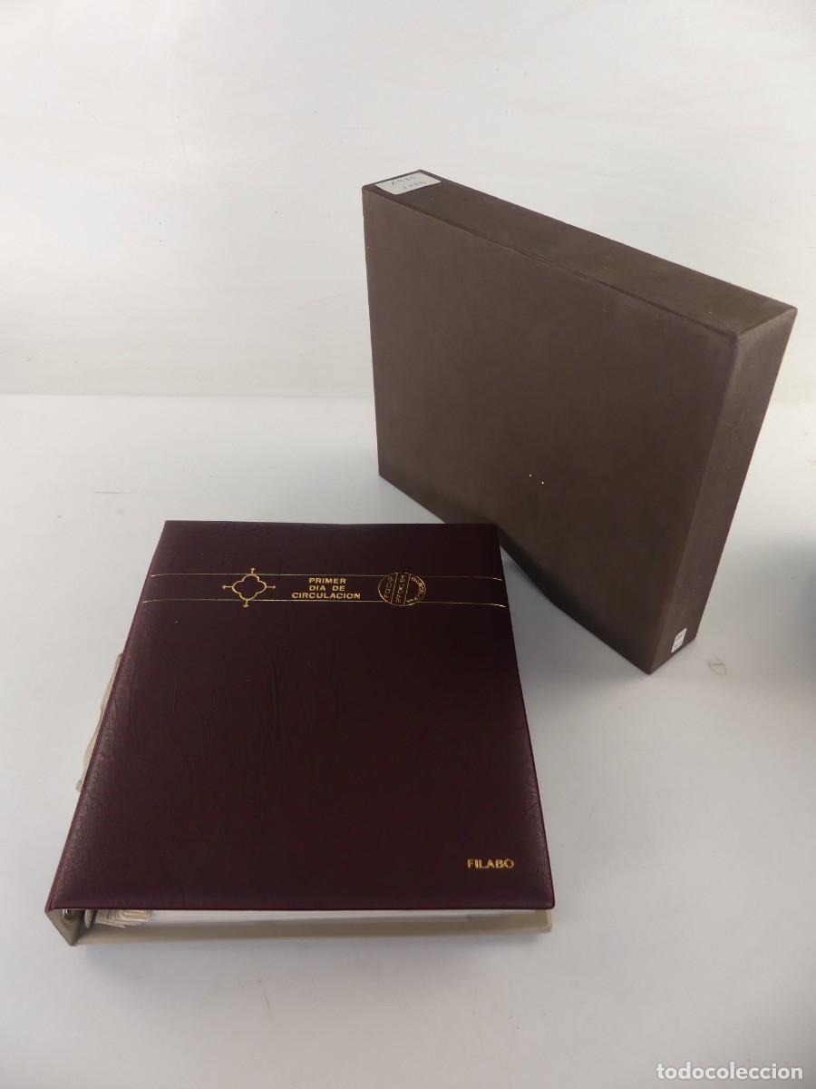 Sellos: ALBUM CON COLECCION DE SOBRES FILATELICOS