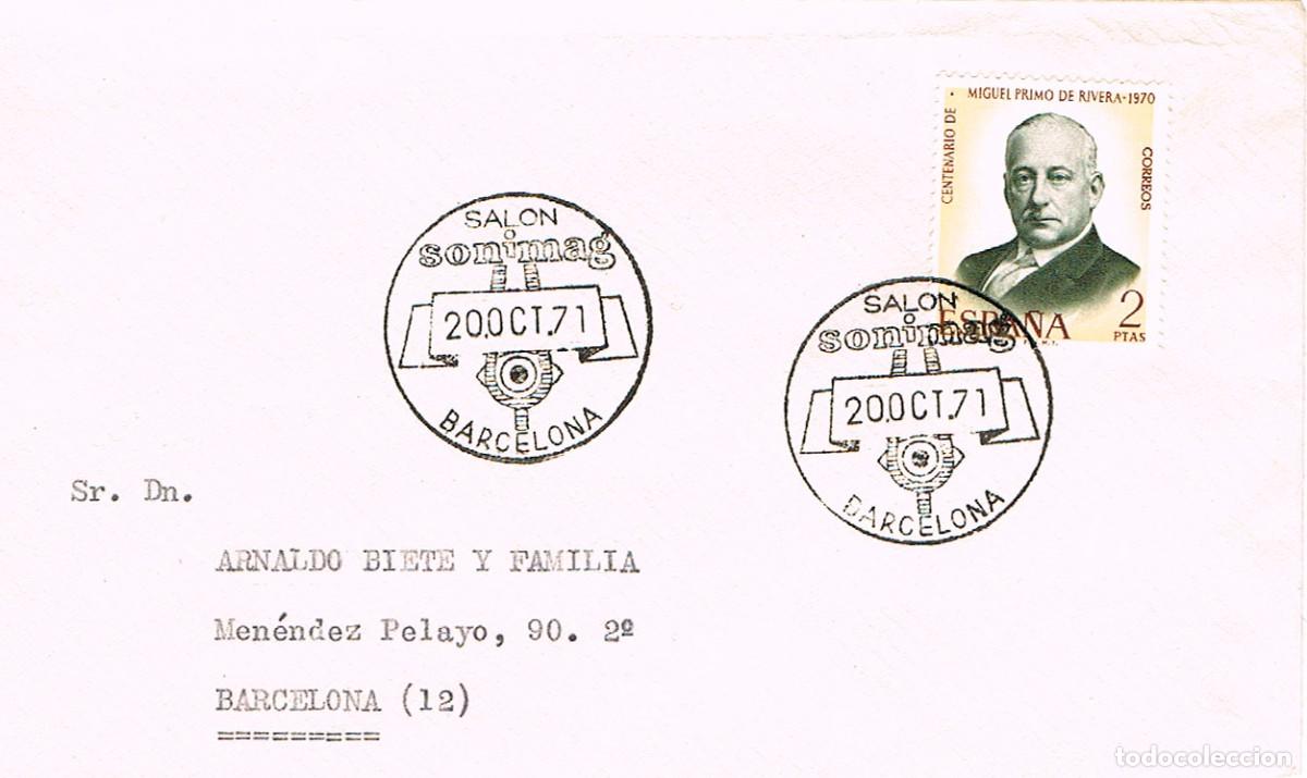 Sellos: A&Ntilde;O 1971, SONIMAG, SALON DE LA IMAGEN, SONIDO Y ELECTRONICA