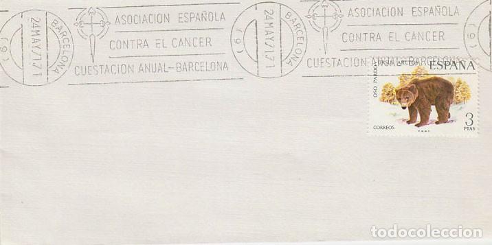 Sellos: A&Ntilde;O 1971, LUCHA CONTRA EL CANCER, ASOCIACION ESPA&Ntilde;OLA, CUESTACION ANUAL, RODILLO