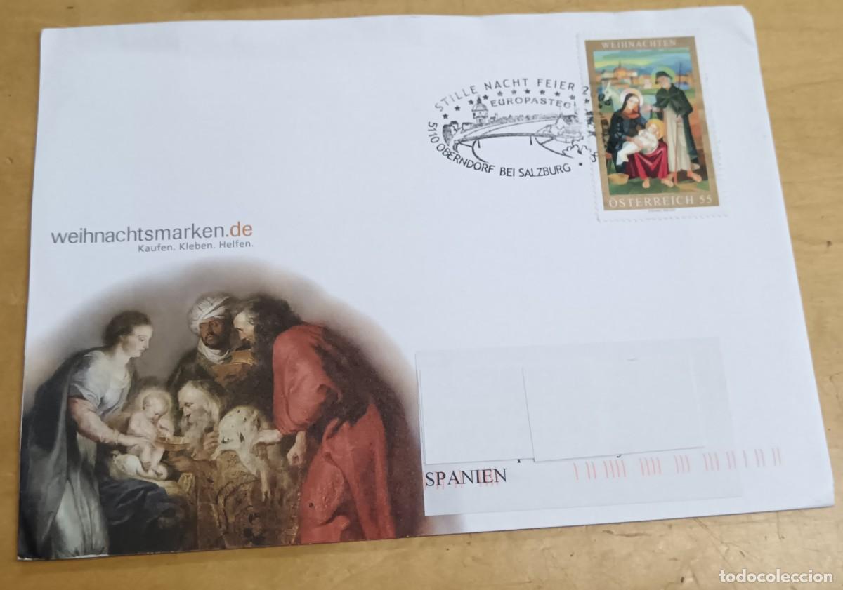 Sellos: SOBRE PRIMER D&Iacute;A WEIHNACHTSMARKEN.DE SALZBURG &Ouml;STERREICH A&Ntilde;O 2006 17,5X12,5 CM.