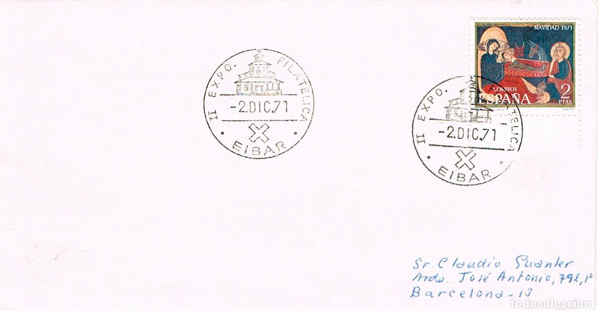 Sellos: A&Ntilde;O 1971, EIBAR (GUIPUZCOA), EXPOSICION FILATELICA