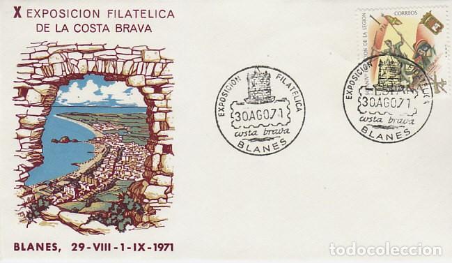 Sellos: A&Ntilde;O 1971, BLANES (GIRONA), TORREON, SOBRE DE ALFIL