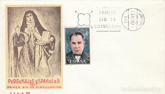 Sellos: EDIFIL 2027, AMADEO VIVES, PRIMER DIA DE CIRCULACION 20-4-1971